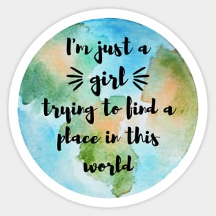 A Place in This World Taylor Swift Sticker